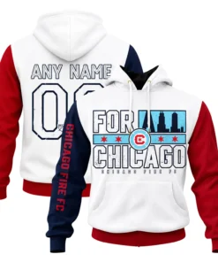 Chicago Fire Pullover Custom Name and Number - Exclusive Fleece Sweatshirt