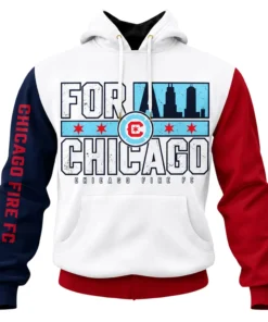 Chicago Fire Pullover Custom Name and Number - Exclusive Fleece Sweatshirt