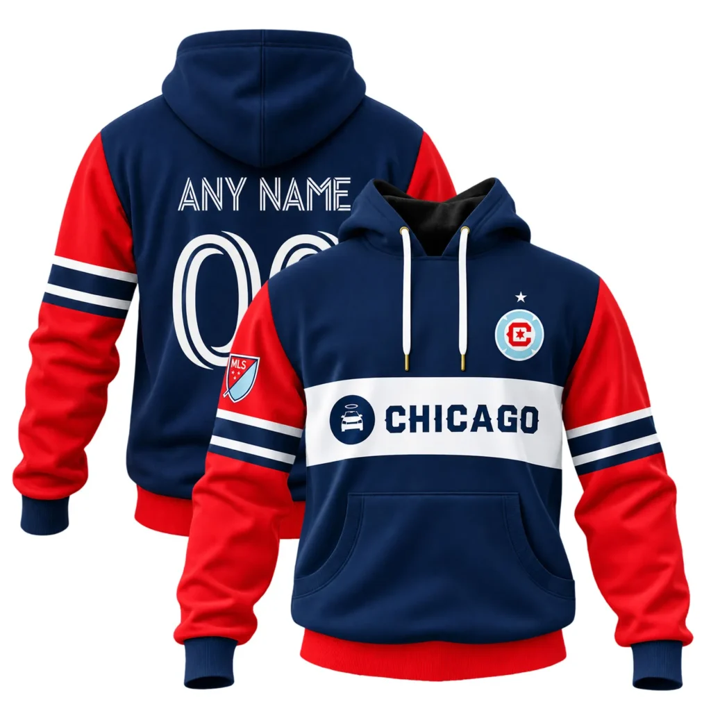 Chicago Fire Shirt Hoodie with Bold Team Colors