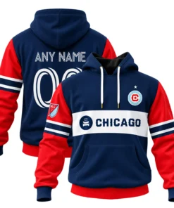 Chicago Fire Shirt Hoodie with Bold Team Colors
