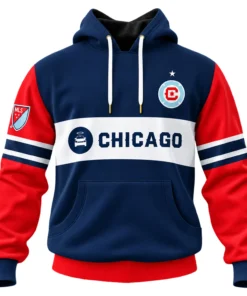 Chicago Fire Shirt Hoodie with Bold Team Colors
