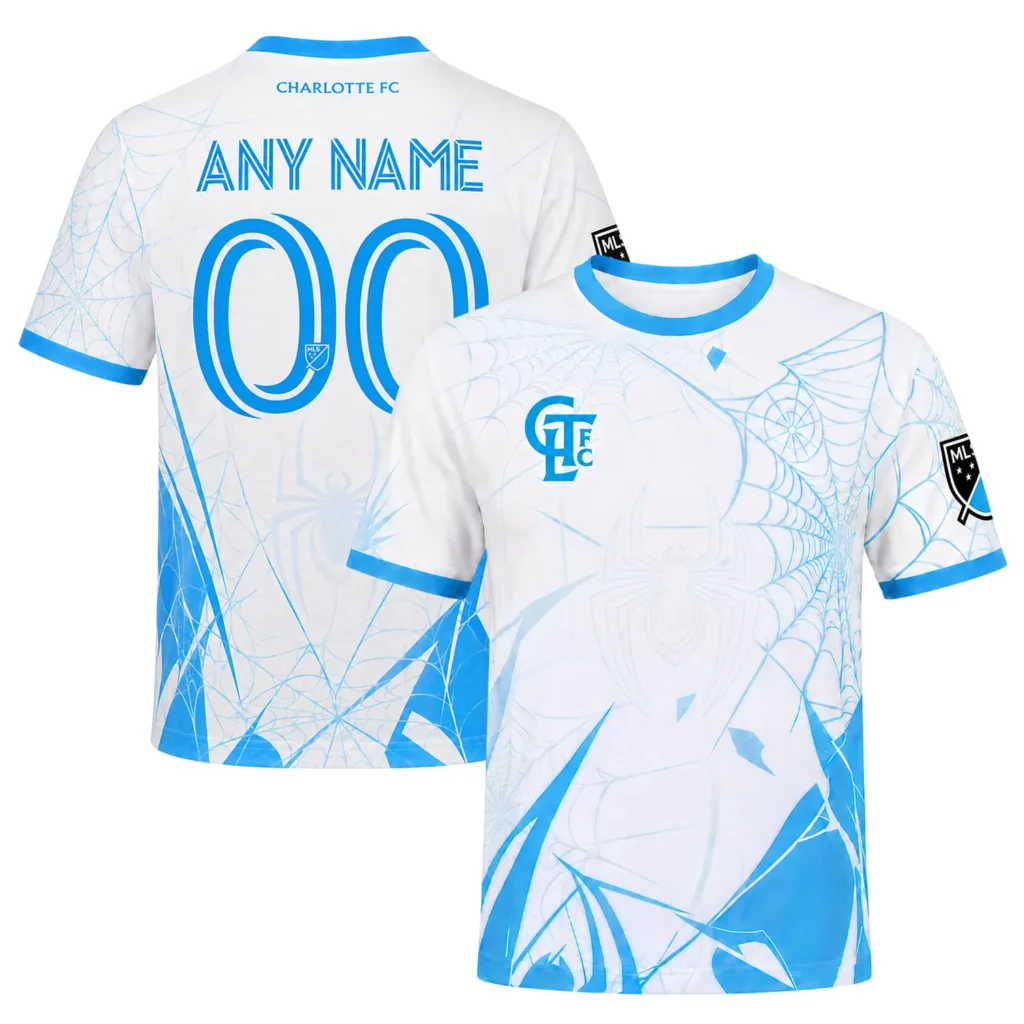 CLTFC Soccer Jersey – Vibrant Spiderman Web Design