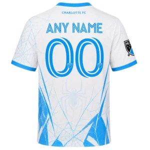 CLTFC Soccer Jersey – Vibrant Spiderman Web Design