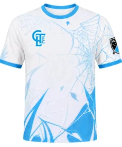 CLTFC Soccer Jersey – Vibrant Spiderman Web Design
