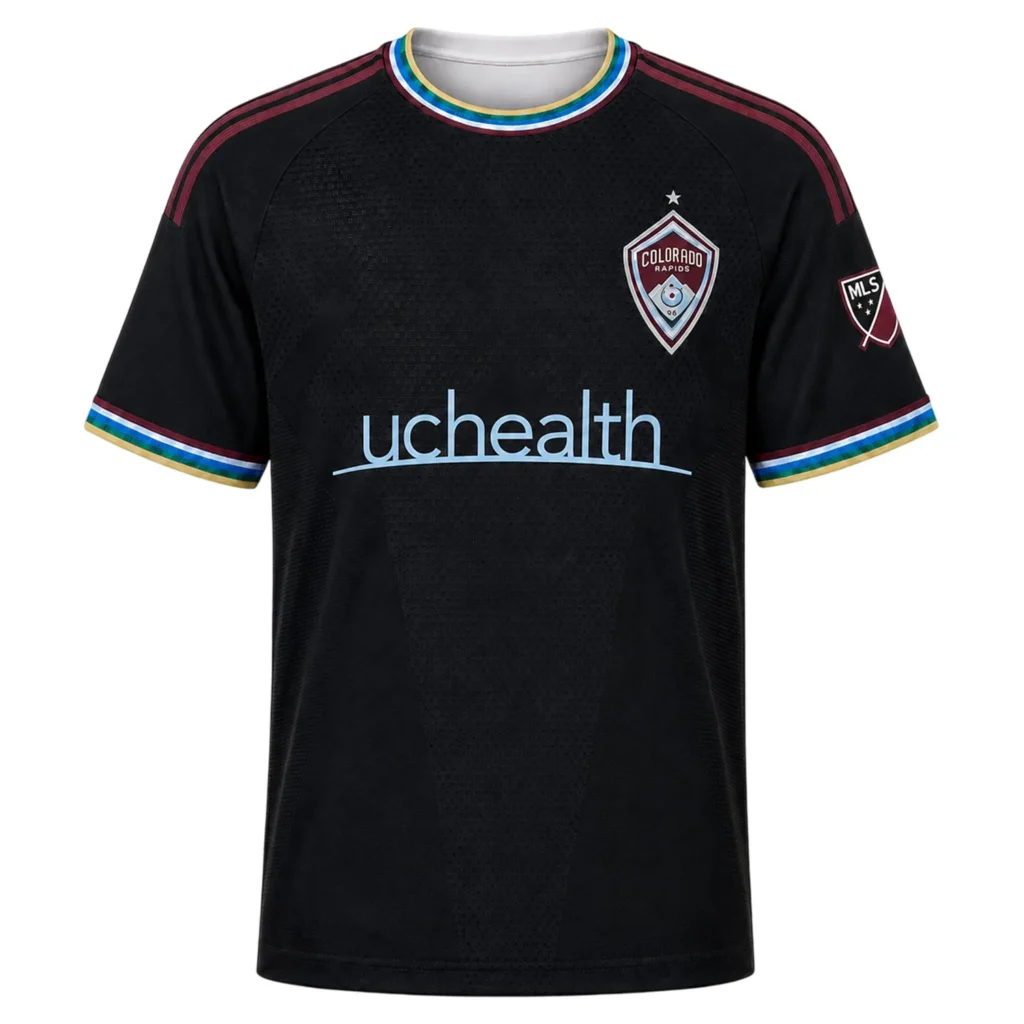 Colorado Rapids MLS Jersey Custom – Elite Black