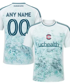 Colorado Rapids Soccer Jersey Custom – Elite Ice White
