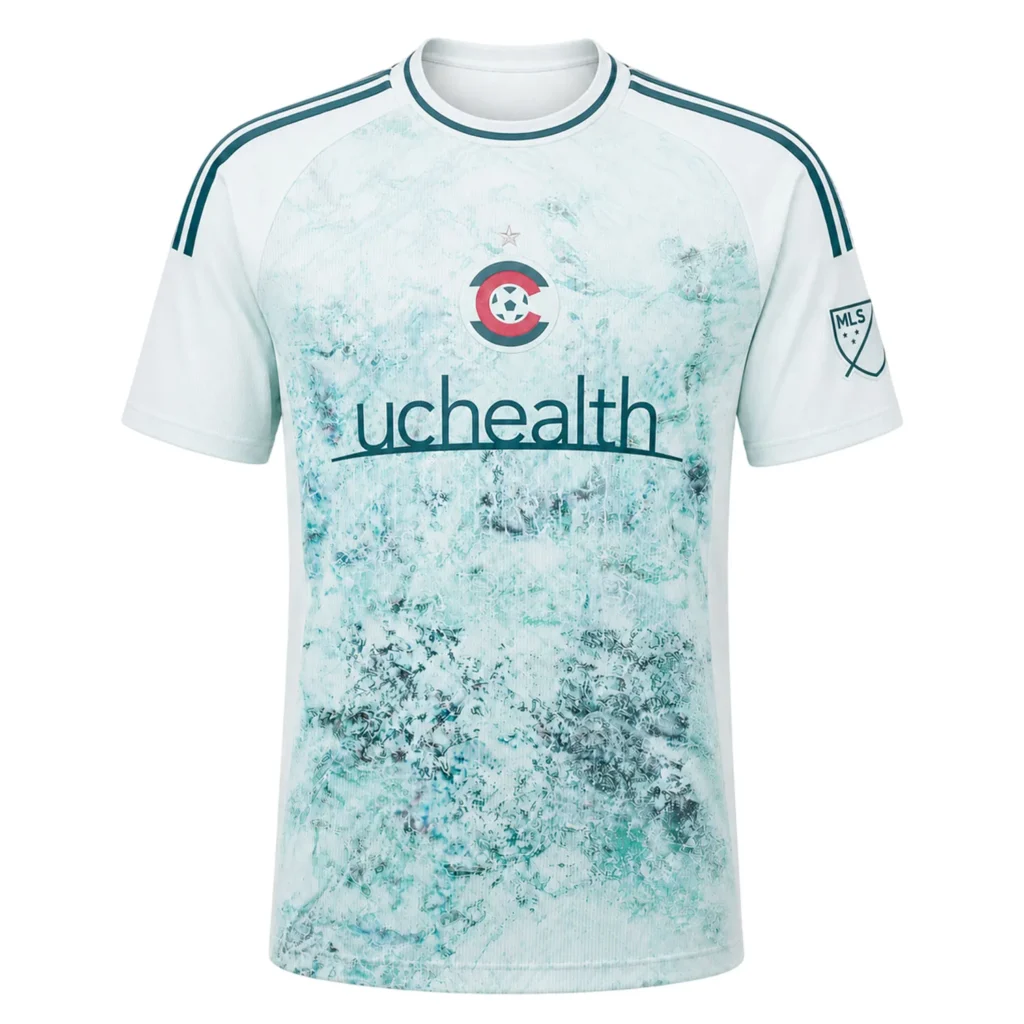 Colorado Rapids Soccer Jersey Custom – Elite Ice White