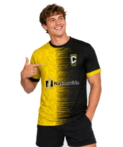Columbus Crew Custom Fan Jersey – Vibrant Gold Design