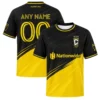 Columbus Crew Custom Soccer Jersey – Bold Gold Fade