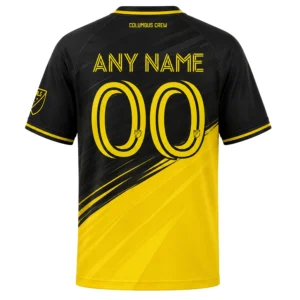 Columbus Crew Custom Soccer Jersey – Bold Gold Fade