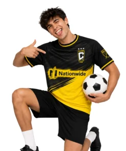 Columbus Crew Custom Soccer Jersey – Bold Gold Fade