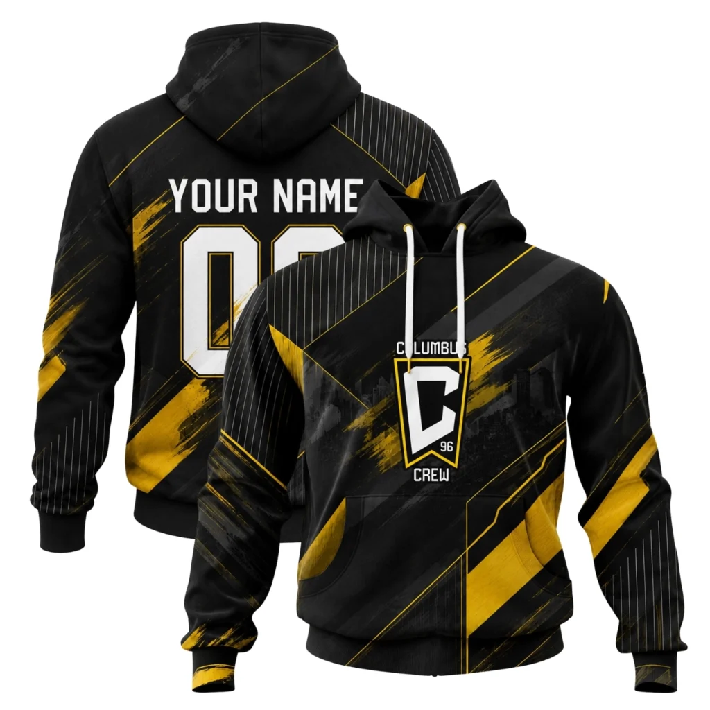 Columbus Crew Fan Hoodie Custom Essential Black Style