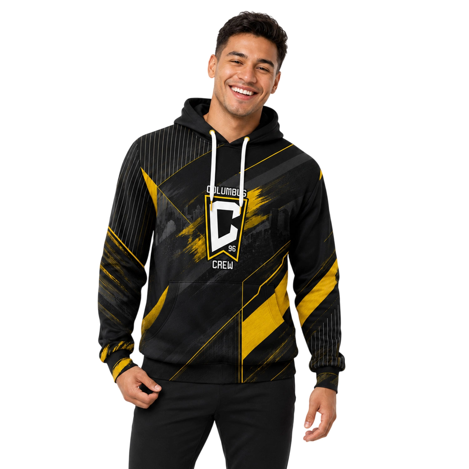 Columbus Crew Fan Hoodie Custom Essential Black Style