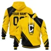 Columbus Crew Hoodie Custom Bold Black Gold Style