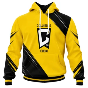Columbus Crew Hoodie Custom Bold Black Gold Style