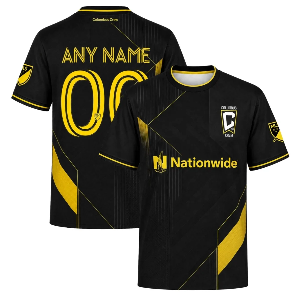 Columbus Crew MLS Jersey – Dynamic Geometric Style