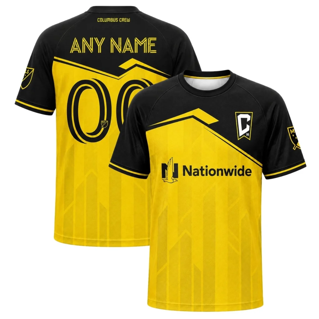 Columbus Crew Personalized Jersey – Bold Gold Style