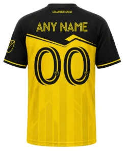 Columbus Crew Personalized Jersey – Bold Gold Style