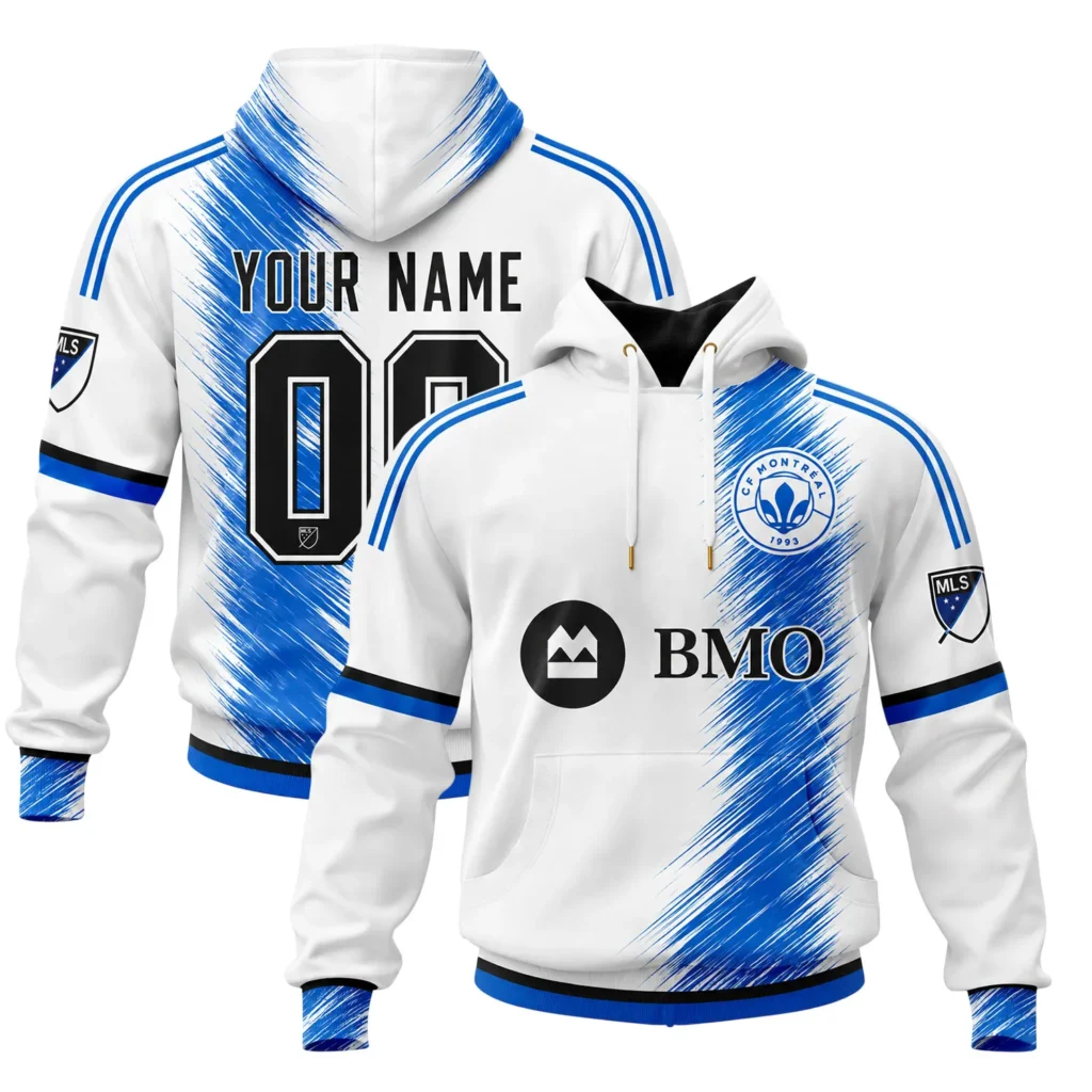 Custom CF Montreal Hoodie Name Number – Perfect Fan Gift