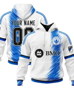 Custom CF Montreal Hoodie Name Number – Perfect Fan Gift
