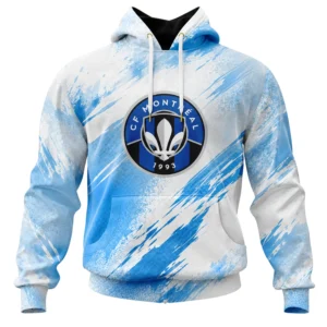 Custom CF Montreal Pullover Blue Hoodie – Unique Fan Design