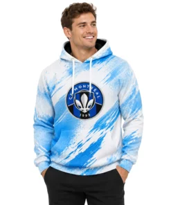 Custom CF Montreal Pullover Blue Hoodie – Unique Fan Design