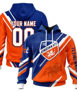 Custom FC Cincinnati Hoodie – Vibrant Matchday Wear