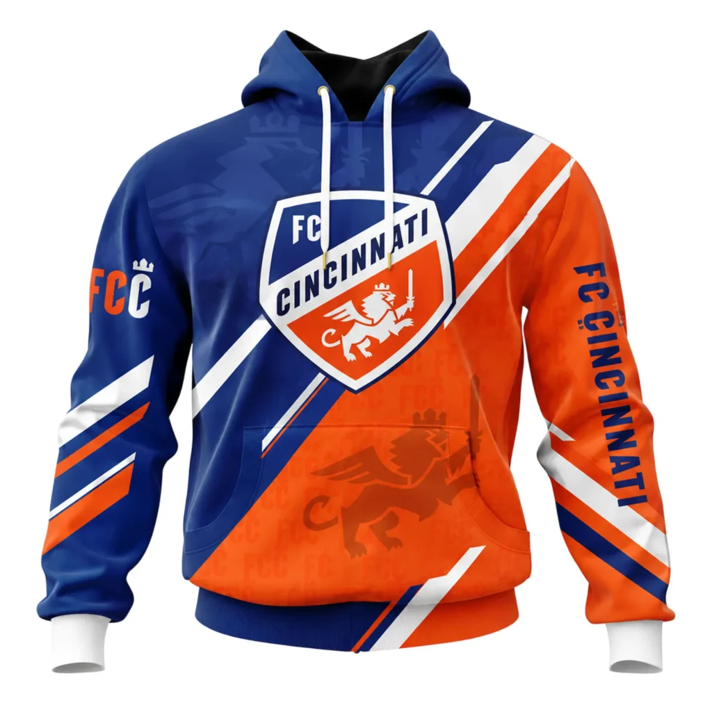 Custom FC Cincinnati Hoodie – Vibrant Matchday Wear