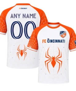 Custom FC Cincinnati x Spiderman Jersey – Daring Style