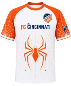 Custom FC Cincinnati x Spiderman Jersey – Daring Style