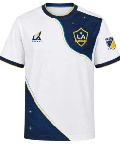 Custom LA Galaxy Soccer Shirt – Elite Navy Curve Design