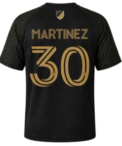 David Martinez LAFC Jersey Stunning Black Gold Shirt