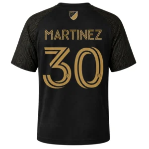 David Martinez LAFC Jersey Stunning Black Gold Shirt