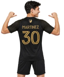 David Martinez LAFC Jersey Stunning Black Gold Shirt