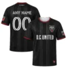 DC United MLS Black Jersey Custom – Elite Fan Edition
