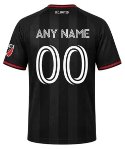 DC United MLS Black Jersey Custom – Elite Fan Edition