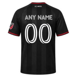 DC United MLS Black Jersey Custom – Elite Fan Edition
