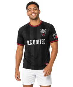 DC United MLS Black Jersey Custom – Elite Fan Edition
