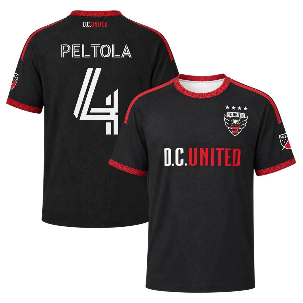 DC United Peltola Soccer Jersey Custom – Popular Fan Wear