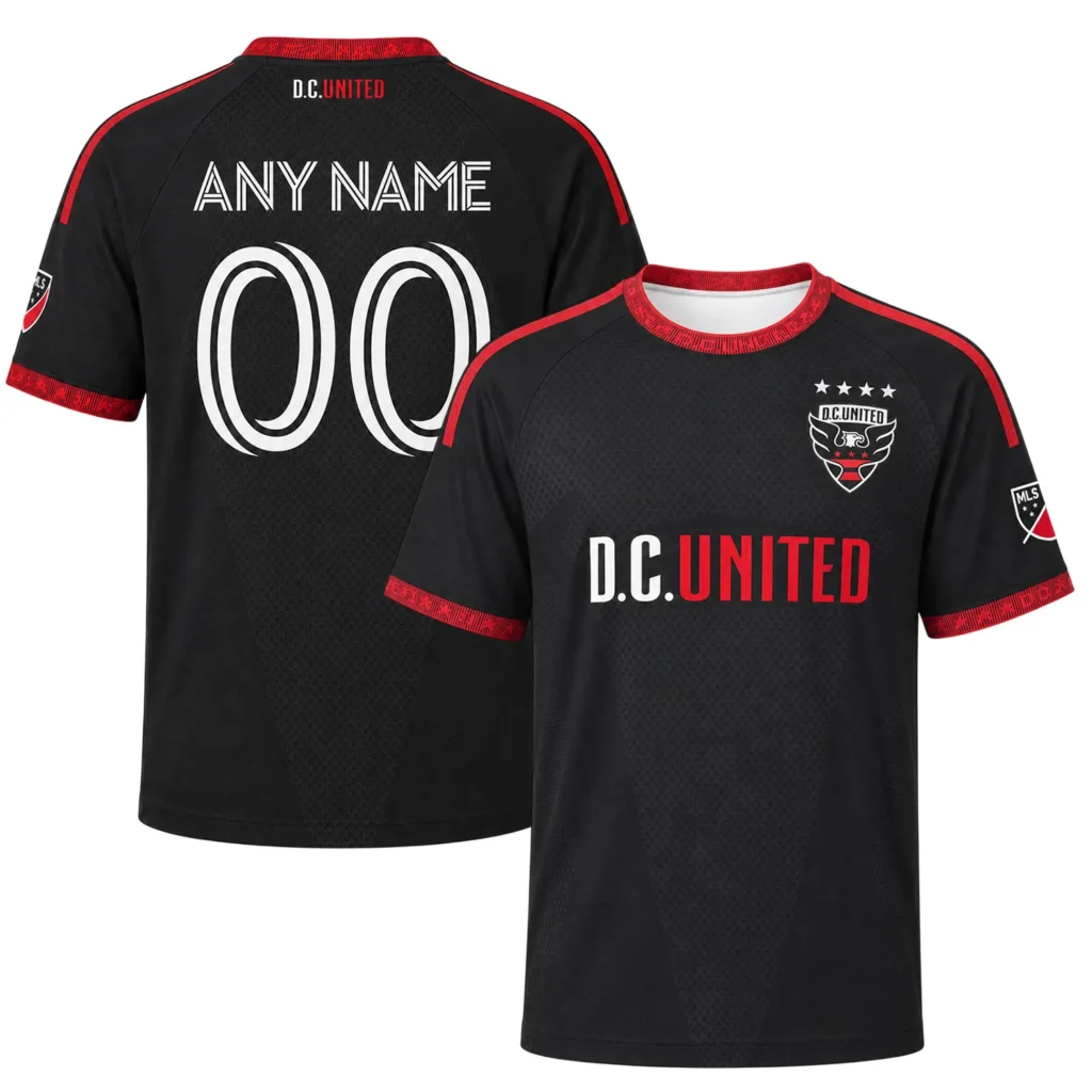 DC United Soccer Jersey Custom – Bold Name & Number