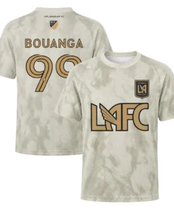 Denis Bouanga LAFC Jersey Vivid Grey Soccer Shirt
