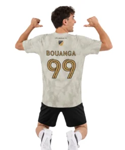 Denis Bouanga LAFC Jersey Vivid Grey Soccer Shirt