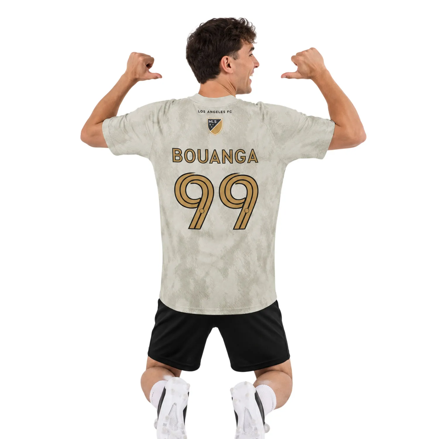 Denis Bouanga LAFC Jersey Vivid Grey Soccer Shirt