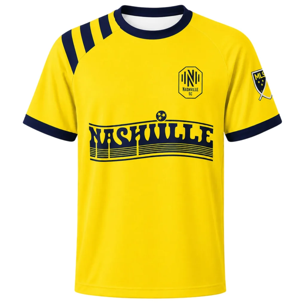 Edvard Tagseth Nashville SC Yellow Jersey Stunning