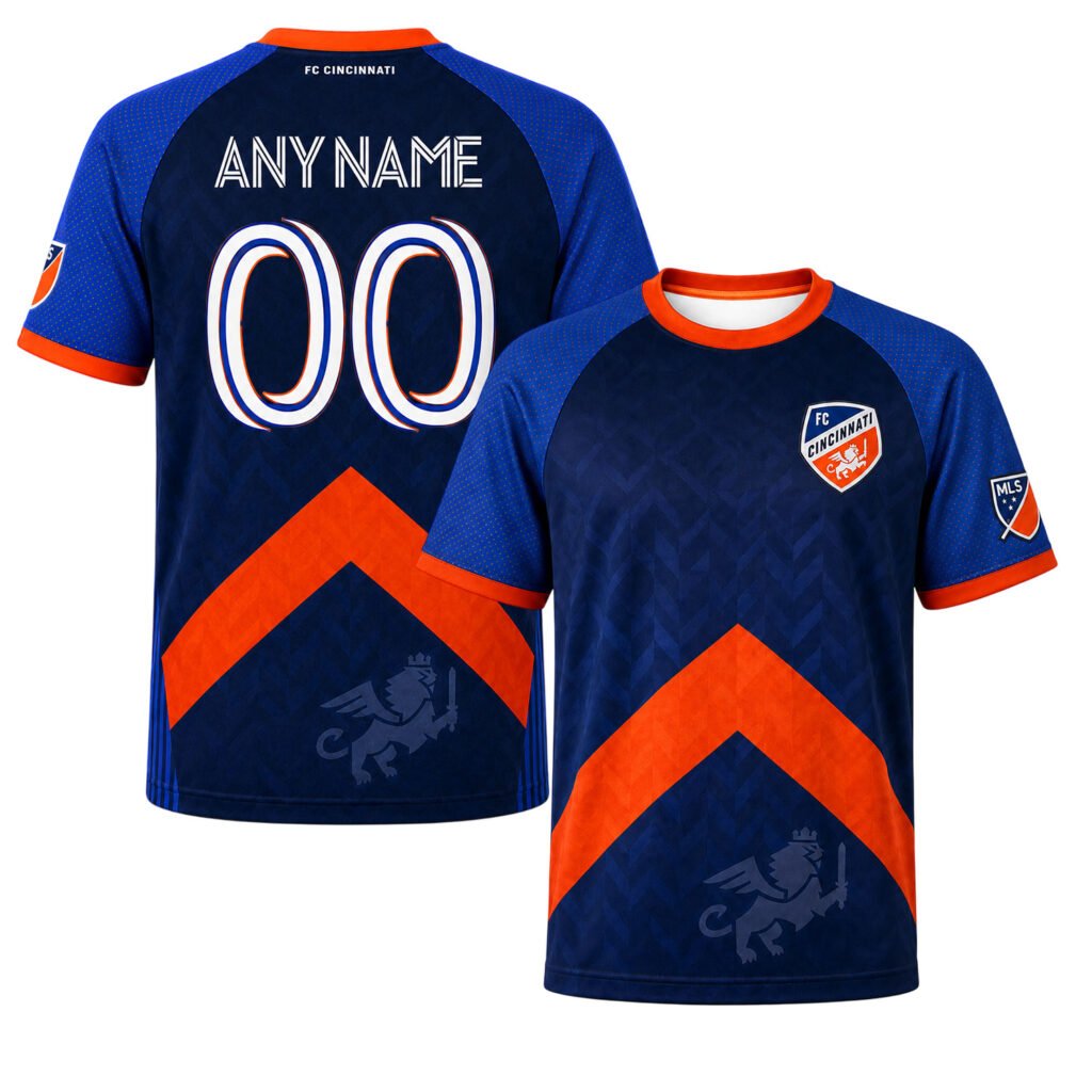 FC Cincinnati Custom Jersey – Captivating Orange Design