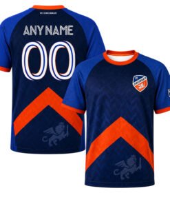 FC Cincinnati Custom Jersey – Captivating Orange Design