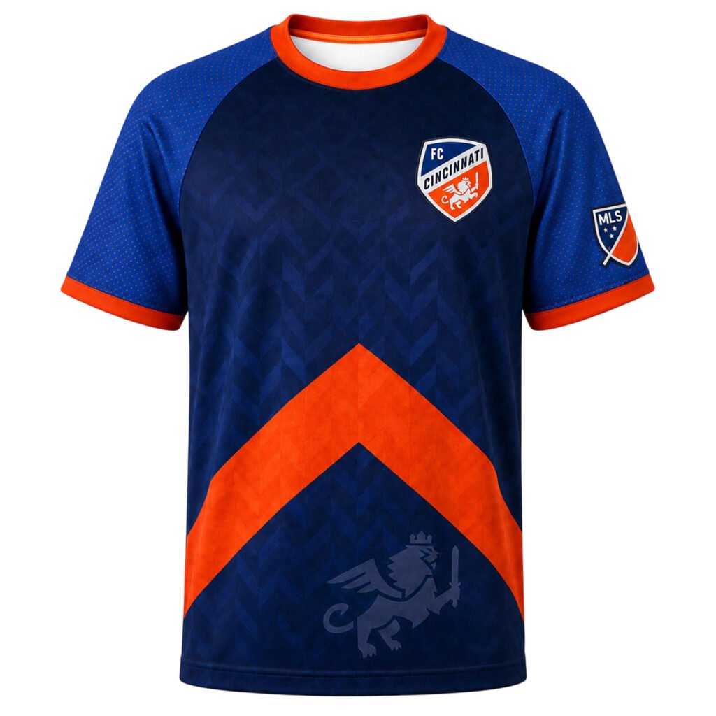 FC Cincinnati Custom Jersey – Captivating Orange Design