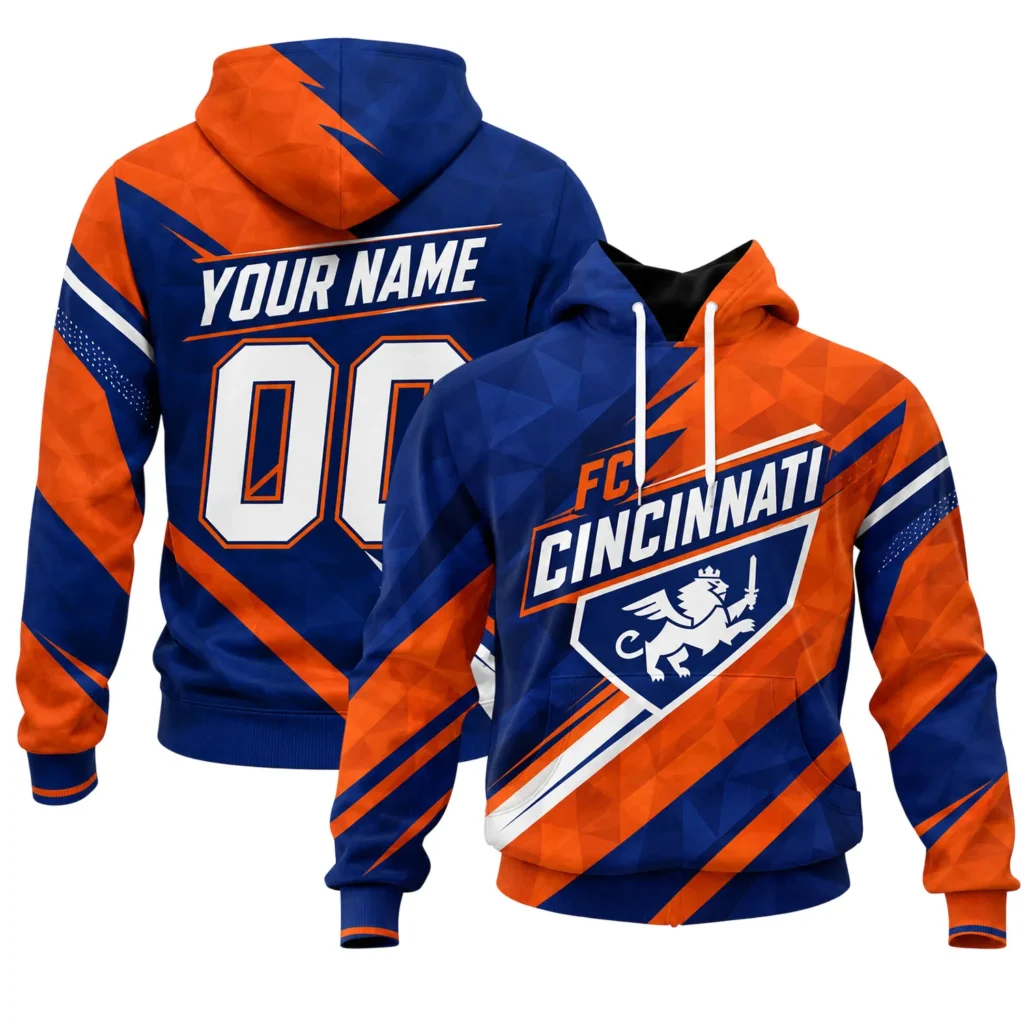 FC Cincinnati Custom Orange Hoodie – Magnificent Fan Gear