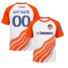 FC Cincinnati Orange White Jersey Custom – Dynamic Design