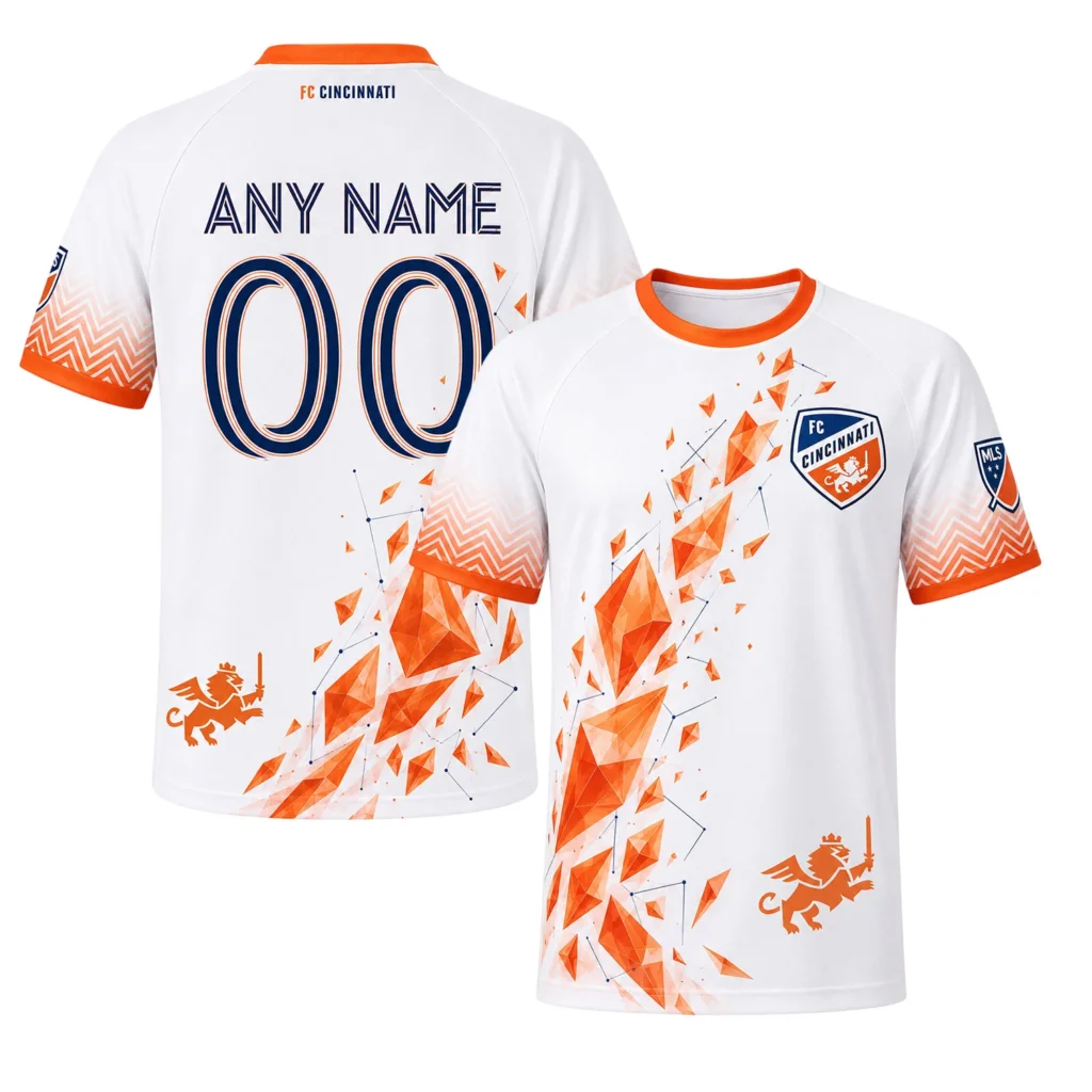 FC Cincinnati White Jersey Custom – Dazzling Fan Wear